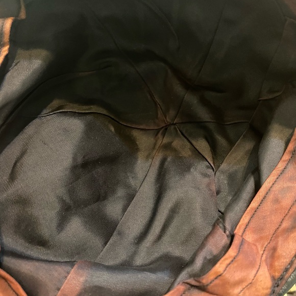 Hip-Hop style leather flat brimmed baseball cap - Picture 8 of 11